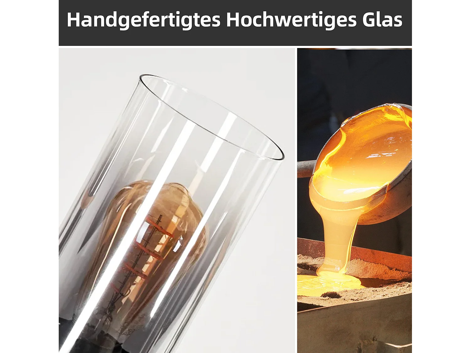 Lampe à Suspension Pour Table à Manger Vintage En Verre Gris Fumé E27 Réglable En Hauteur Pour Salon