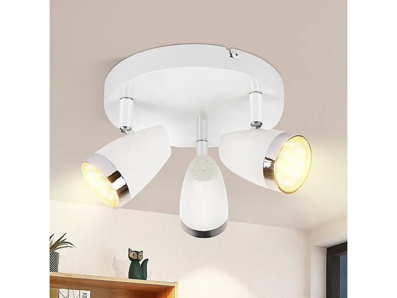 NETTLIFE LED Deckenstrahler 3-flammig Modern 4W Weiß Warmweiß 3000K