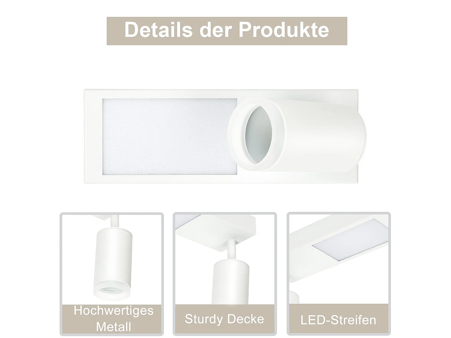 NETTLIFE Deckenstrahler 1 flammig GU10 Schlafzimmer 3000k 20W schwarz Küchenlampe warmweiß verstellbar für Schlafzimmer Küche Büro