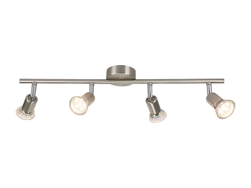 NETTLIFE Spot de plafond LED orientable GU10 4 flamme spots de plafond salon industriel orientable