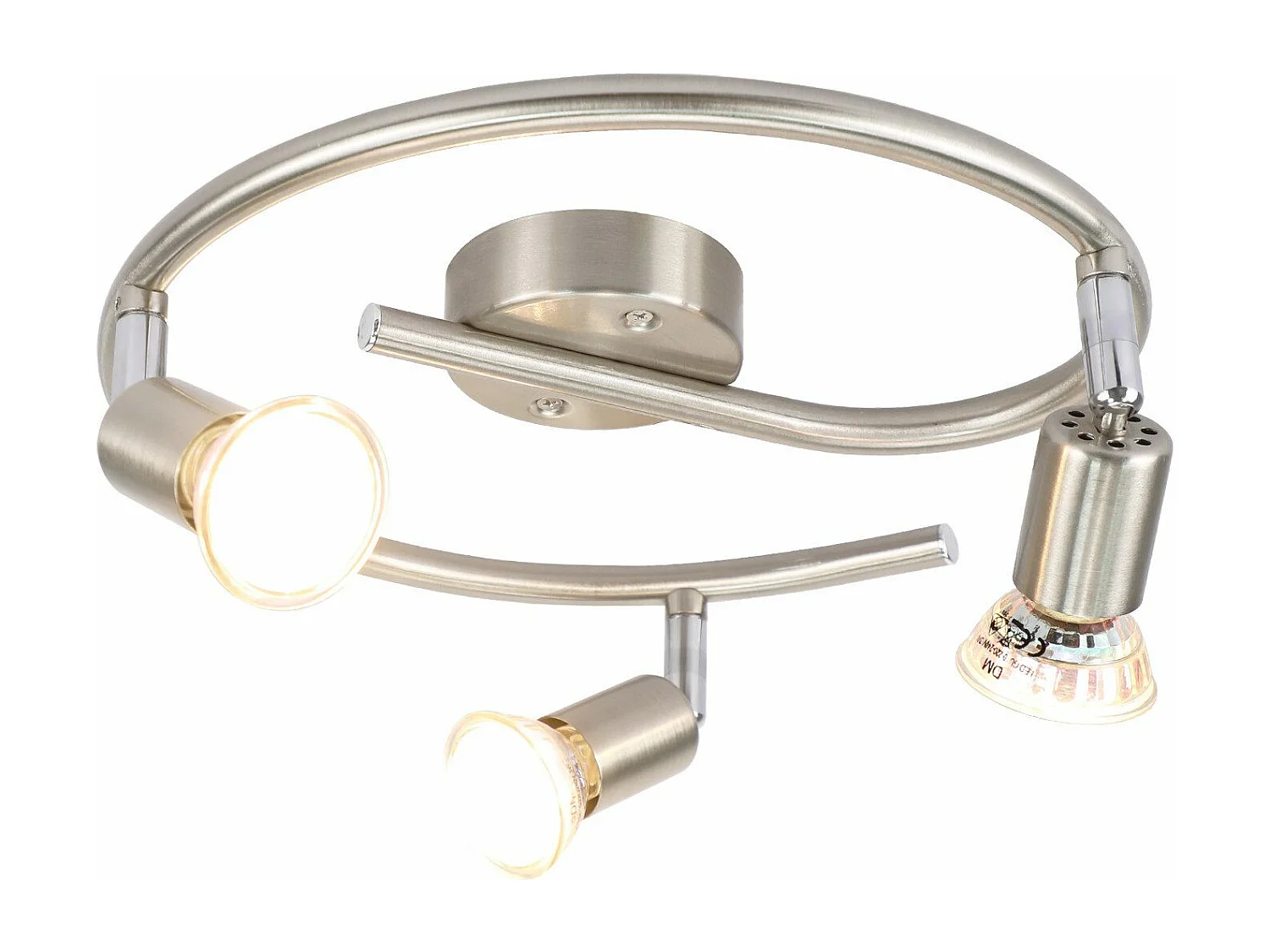 NETTLIFE Verstellbarer LED Deckenstrahler GU10 3 flammig verstellbar Industrial Wohnzimmer Deckenspots