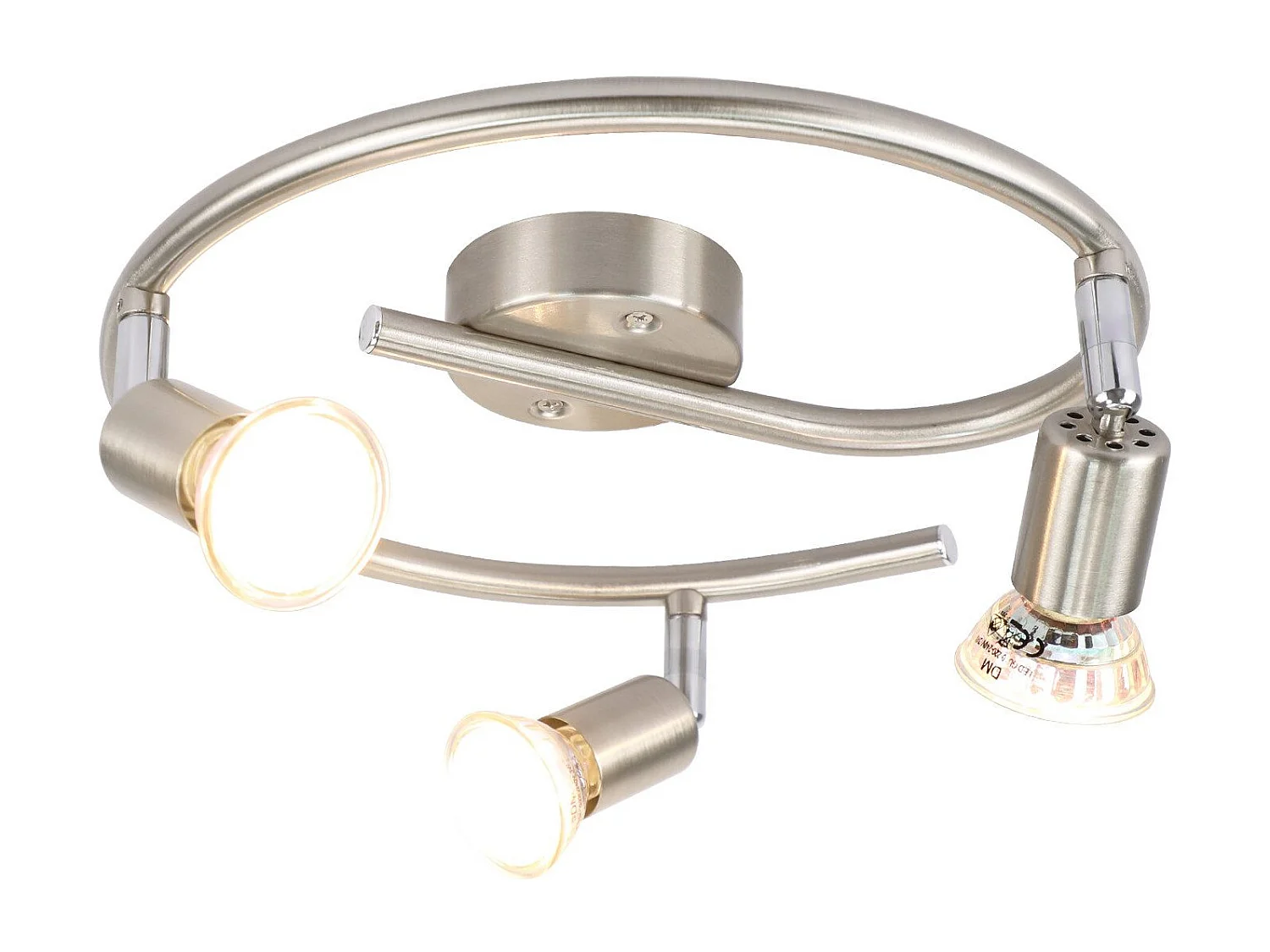 NETTLIFE Verstellbarer LED Deckenstrahler GU10 3 flammig verstellbar Industrial Wohnzimmer Deckenspots