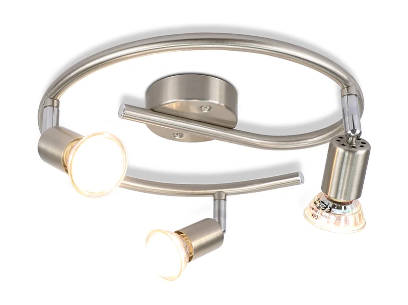 NETTLIFE Verstelbare LED plafondspot GU10 3 vlam verstelbare industriële woonkamer plafondspots