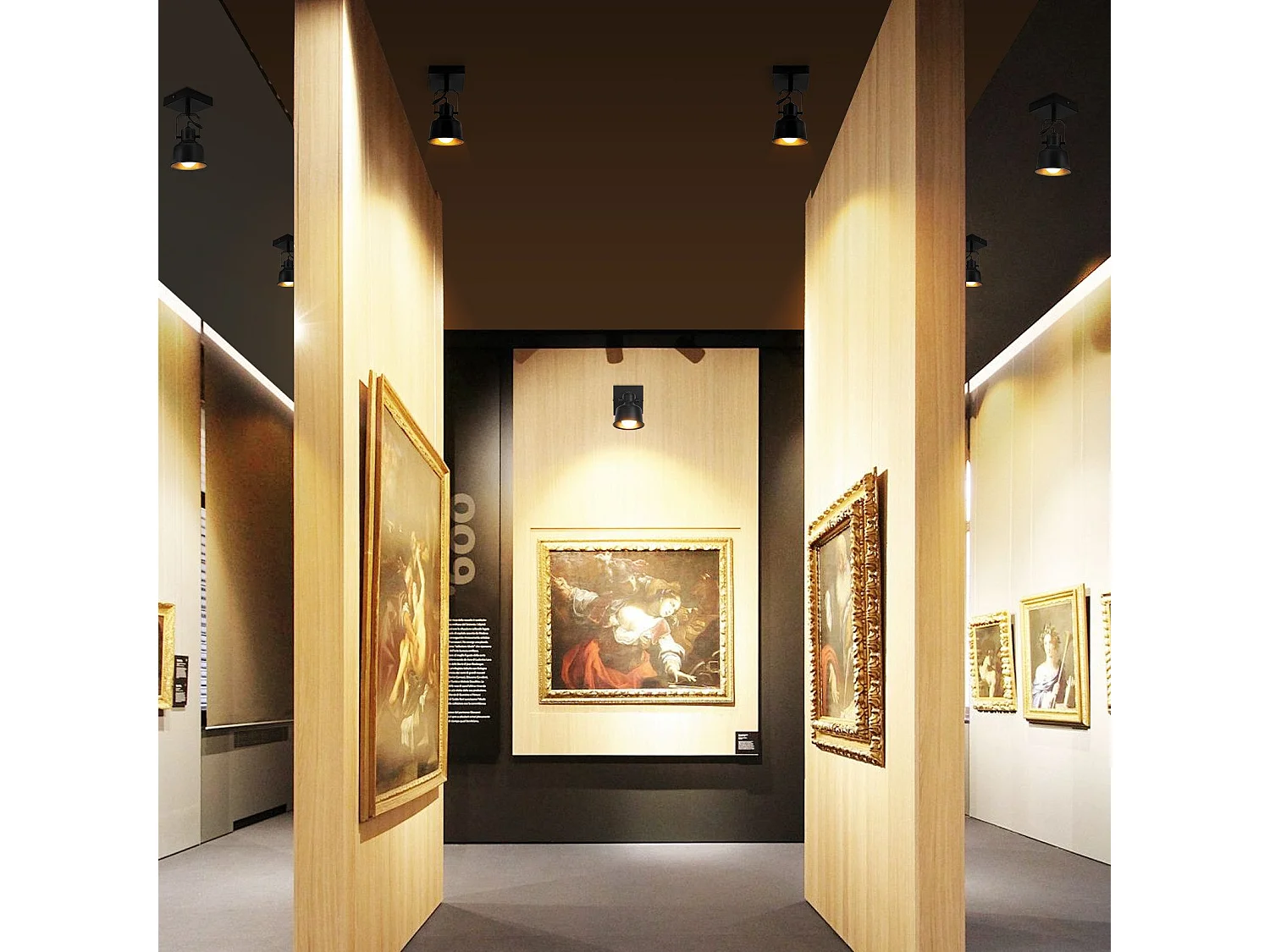 NETTLIFE Spot de plafond 1 flamme applique vintage E14 design rétro de haute qualité orientable 350° MAX.40W