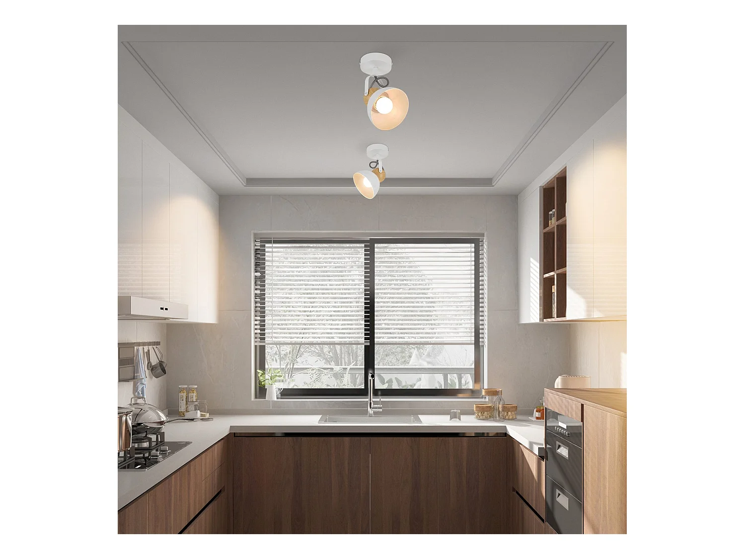 NETTLIFE Vintage plafondspot E27 350° verstelbaar ganglamp retro industrieel metaal verstelbaar