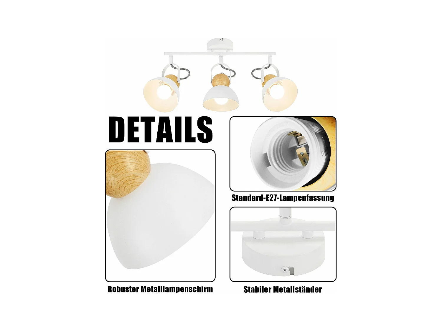 NETTLIFE Vintage sufitowy reflektor E27 350° regulowany korytarz lampa retro industrial metal regulowany