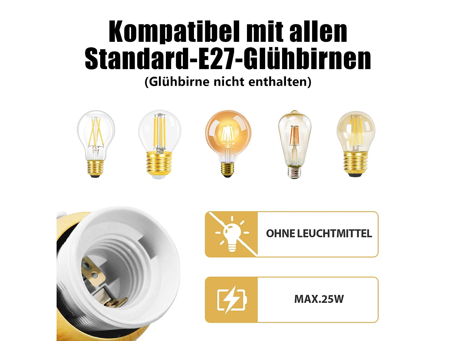 NETTLIFE Spot de plafond vintage  E27 orientable 350° lampe de couloir rétro métal industriel orientable