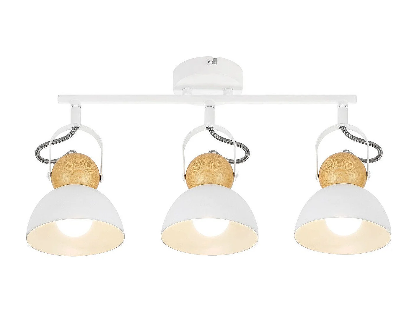 NETTLIFE Spot de plafond vintage  E27 orientable 350° lampe de couloir rétro métal industriel orientable