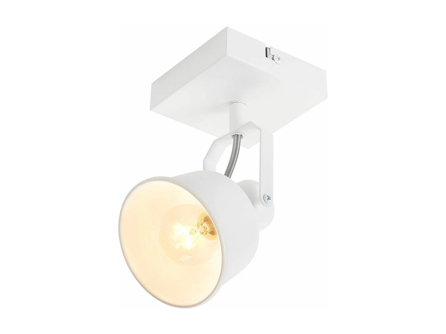 NETTLIFE Reflektor sufitowy 1 płomień vintage kinkiet E14 wysokiej jakości retro design regulowany 350° MAX.40W