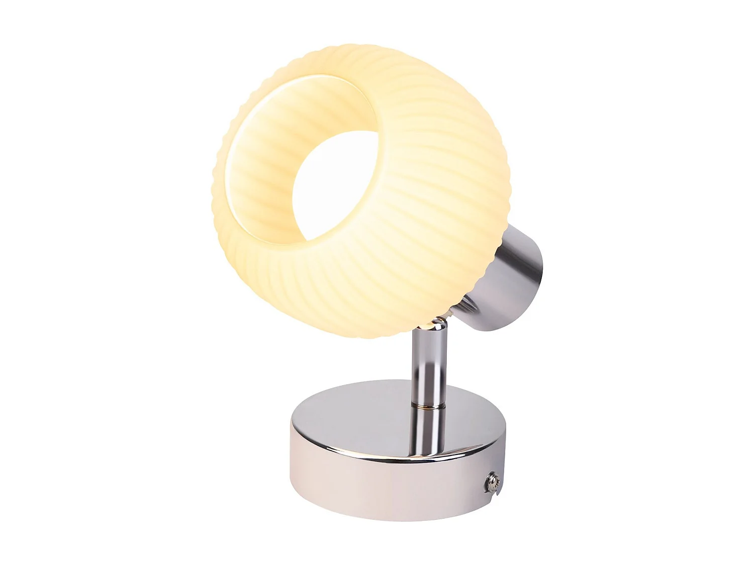 NETTLIFE Spot de plafond blanc E14 abat-jour en verre vintage d'intérieur Spot moderne pour chambre à coucher salon