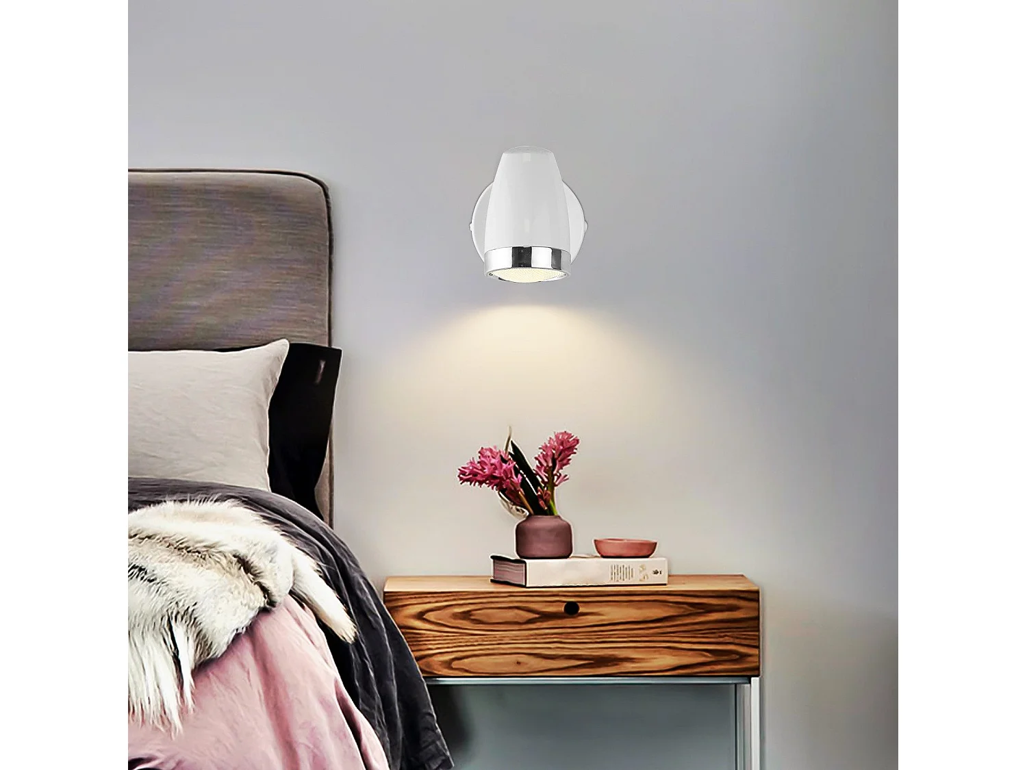 NETTLIFE Spot de plafond 1 flamme 4W plafonnier orientable 350° salon