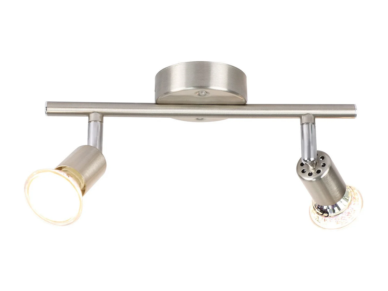 NETTLIFE Verstelbare LED plafondspot GU10 2 vlam verstelbare industriële woonkamer plafondspots