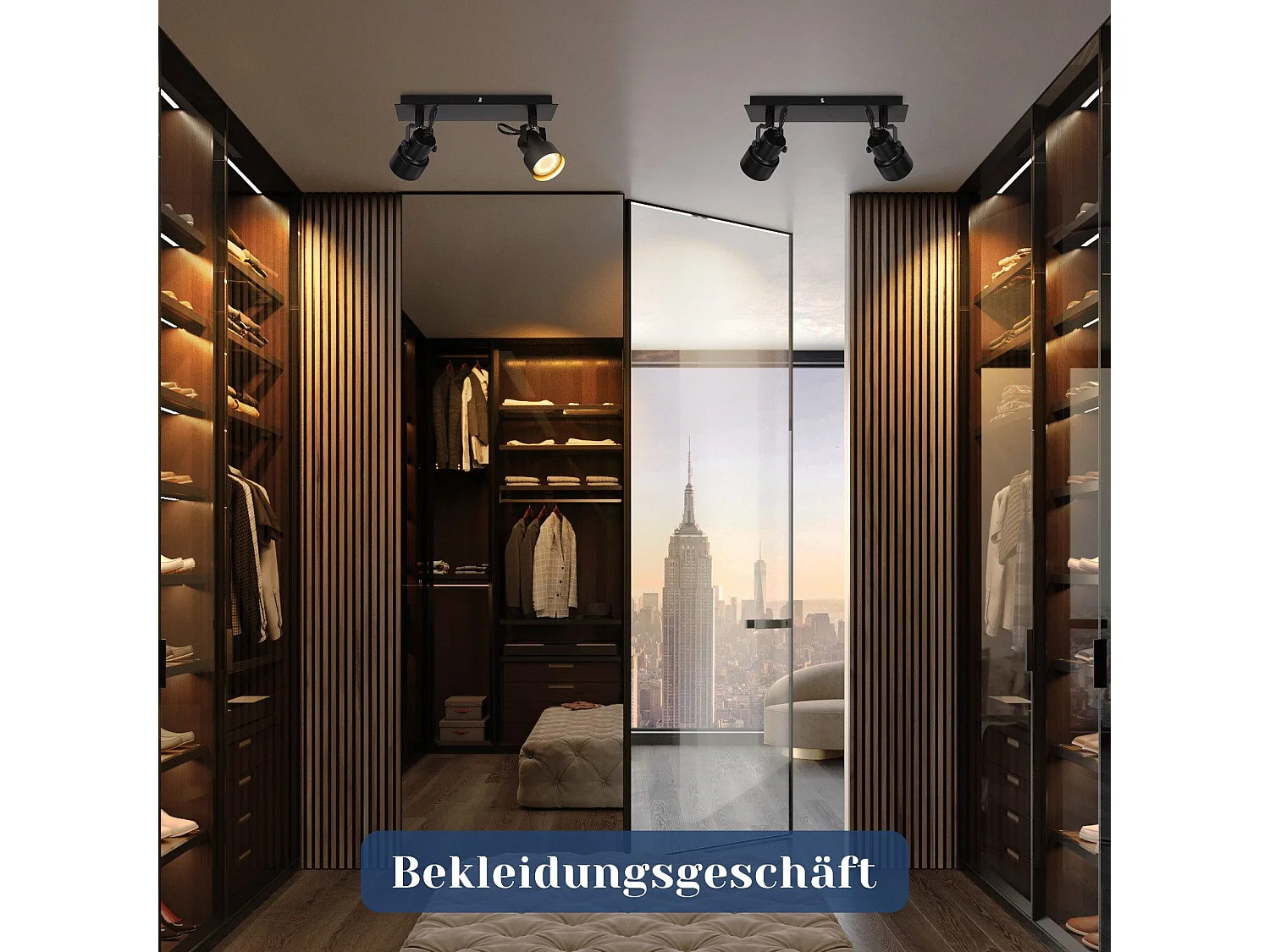 NETTLIFE Czarny sufitowy punktowy vintage lampa sufitowa GU10 lampa kuchenna do regulacji 2 płomienie vintage 350°