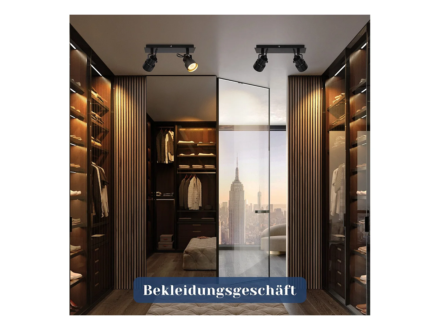 NETTLIFE Zwarte Plafondspot Vintage Plafondlamp GU10 Keukenlamp voor Verstelbare 2 Vlammen Vintage 350°