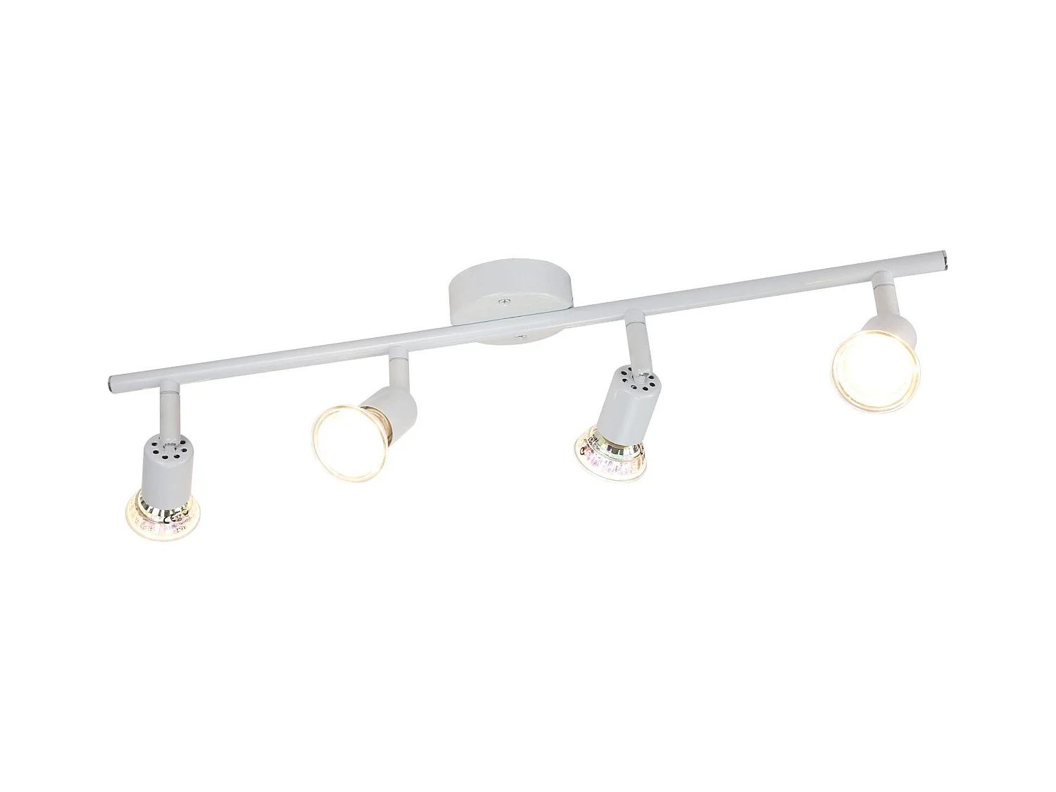 NETTLIFE Regulowany reflektor sufitowy LED GU10 4-płomieniowy Reflektor sufitowy Regulowany industrialny salon