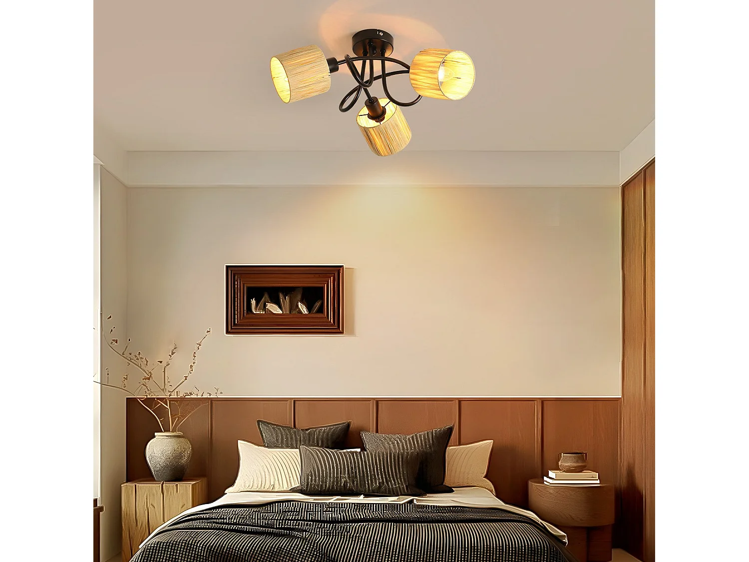 Spot De Plafond 3 Feux Plafonnier Couloir - Plafonnier Vintage