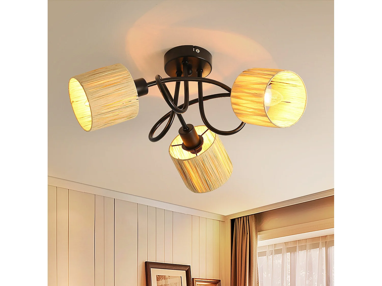 Spot De Plafond 3 Feux Plafonnier Couloir - Plafonnier Vintage