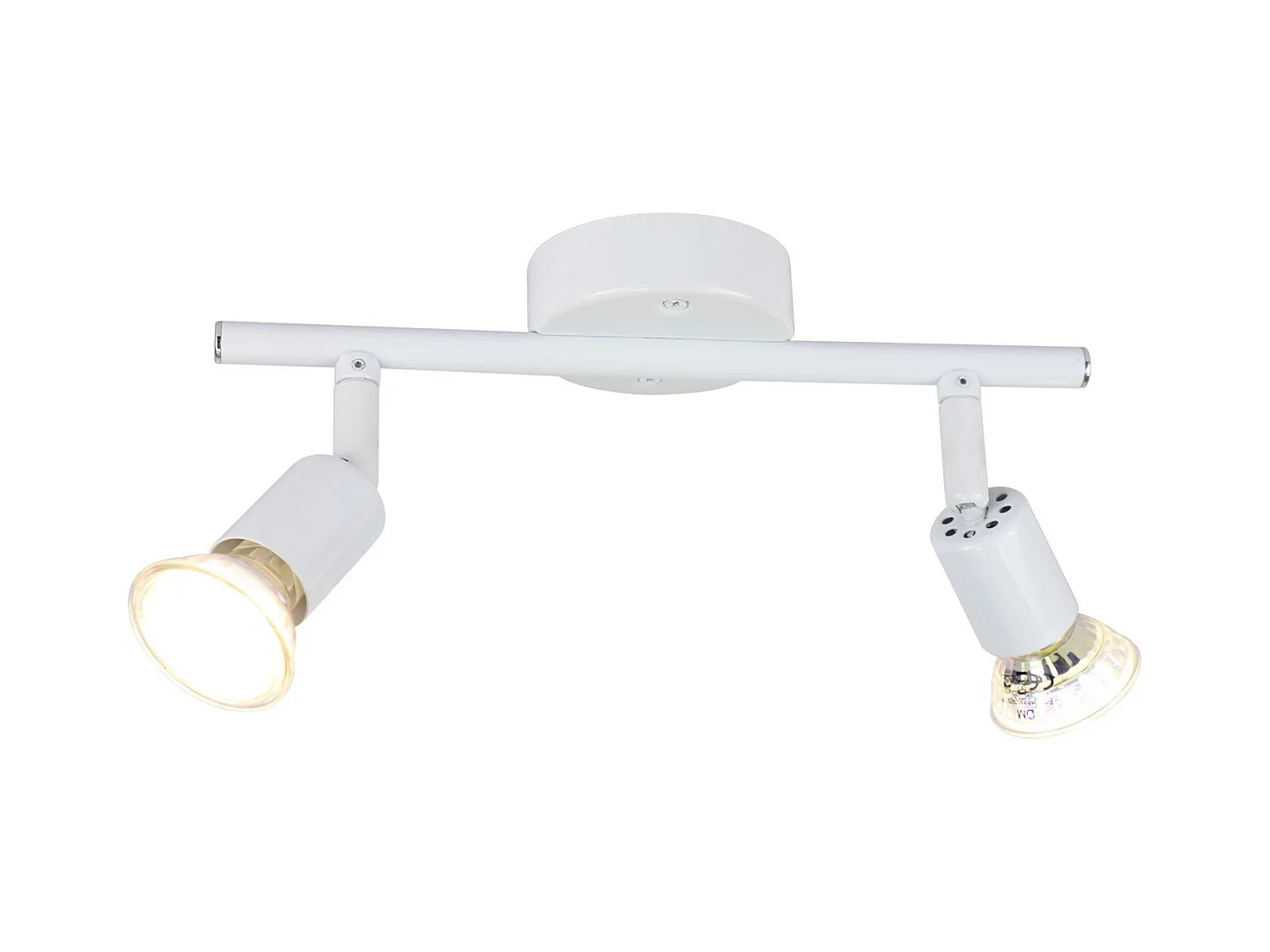 NETTLIFE Verstelbare LED plafondspot GU10 2 vlam Plafondspots Verstelbare industriële woonkamer