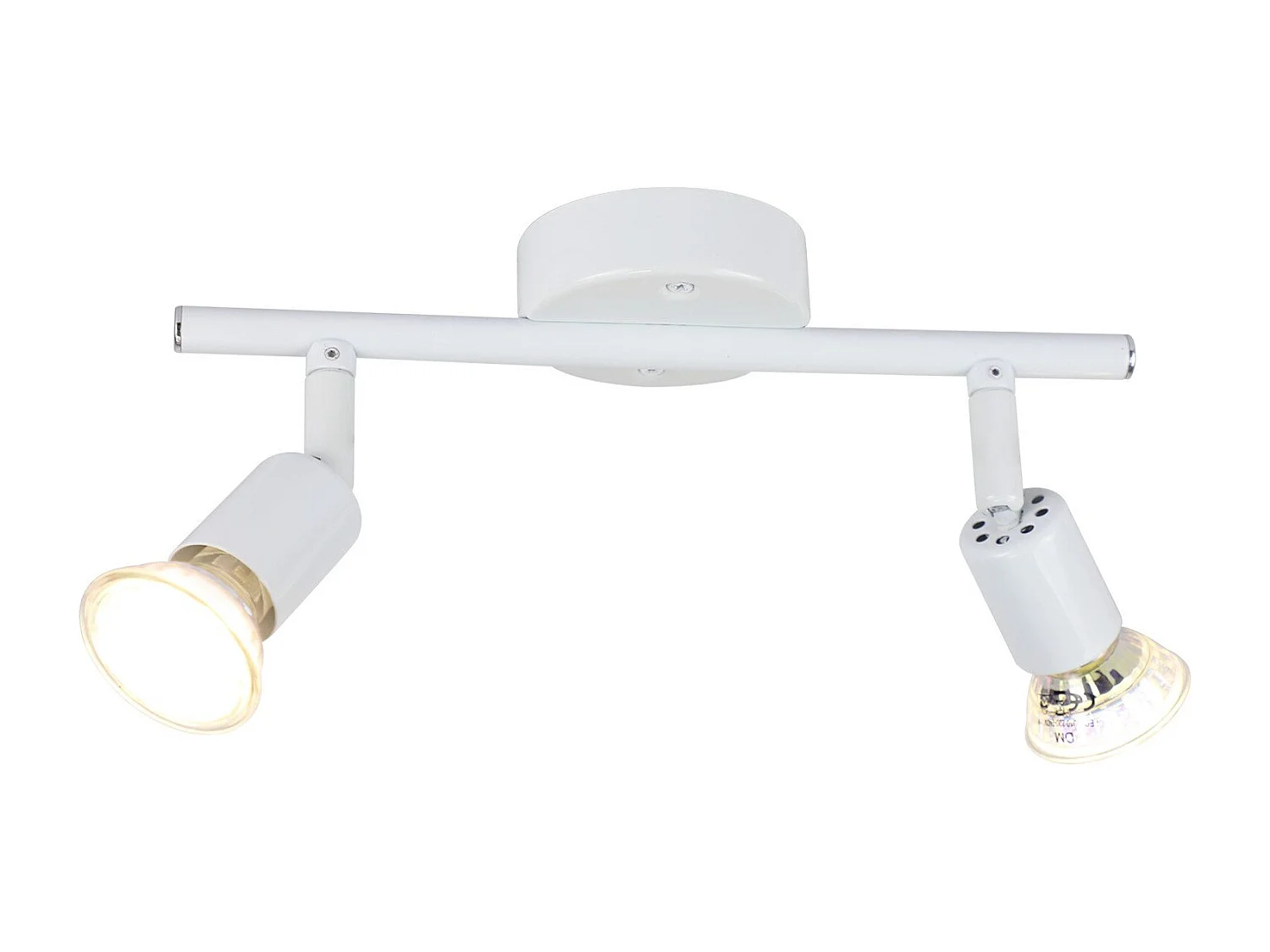 NETTLIFE Faretto da soffitto a LED regolabile GU10 a 2 luci, stile industriale