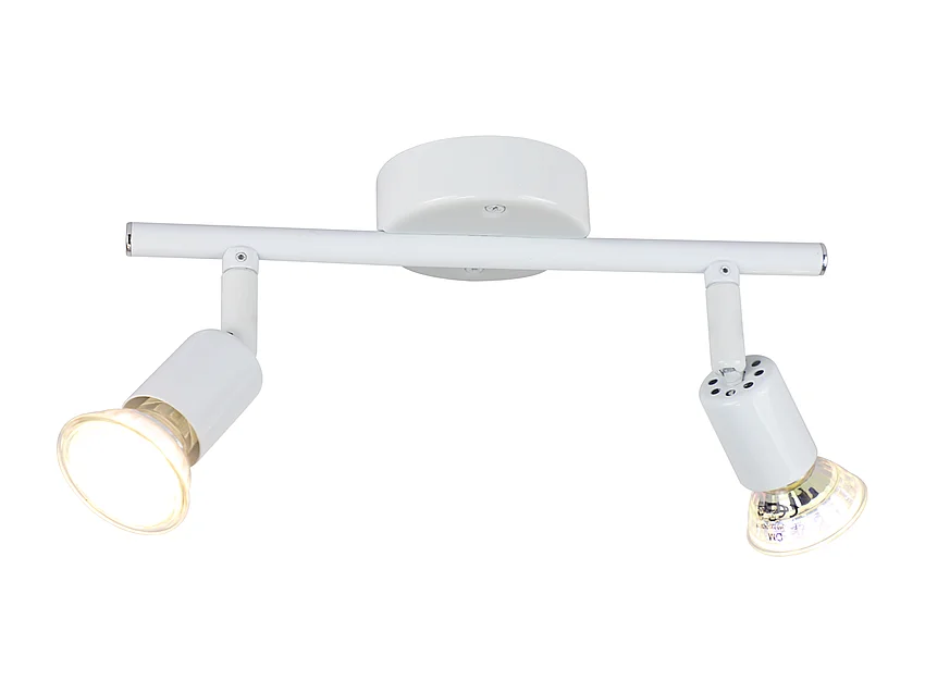 NETTLIFE Spot de plafond LED orientable GU10 2 flamme Spots de plafond Salon industriel orientable