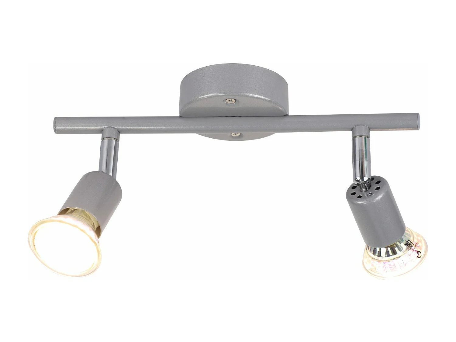 NETTLIFE Spot de plafond LED orientable GU10 spots de plafond 2 lampes salon industriel