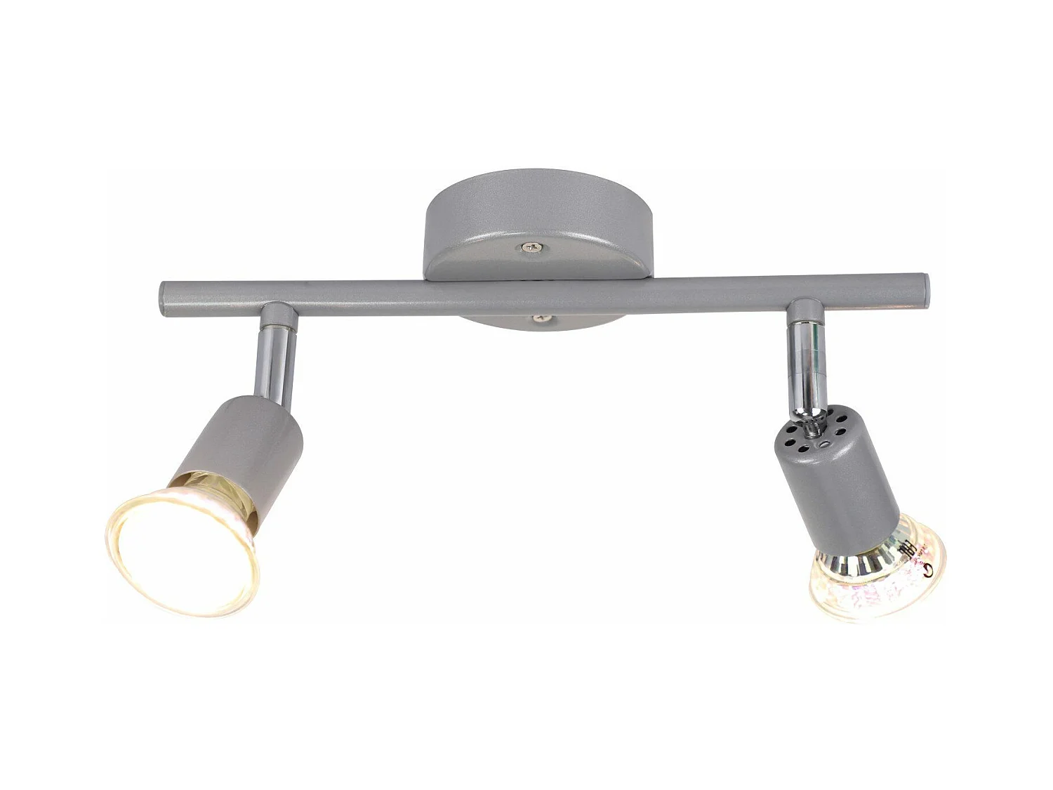 NETTLIFE Spot de plafond LED orientable GU10 spots de plafond 2 lampes salon industriel