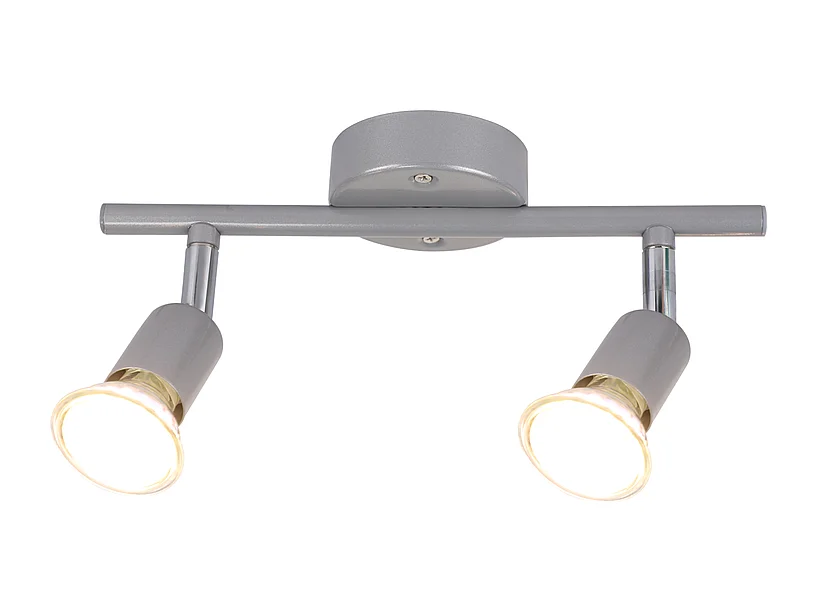NETTLIFE Spot de plafond LED orientable GU10 spots de plafond 2 lampes salon industriel