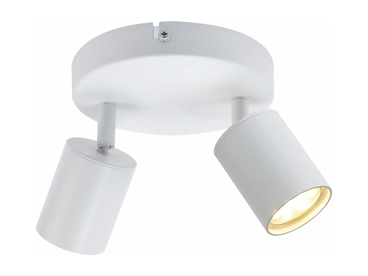 NETTLIFE spot plafond 2 ampoules GU10 salon plafonnier moderne orientable