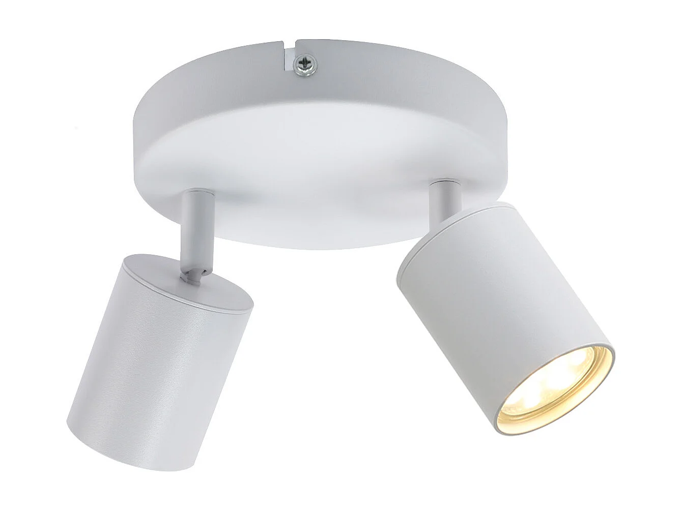 NETTLIFE spot plafond 2 ampoules GU10 salon plafonnier moderne orientable