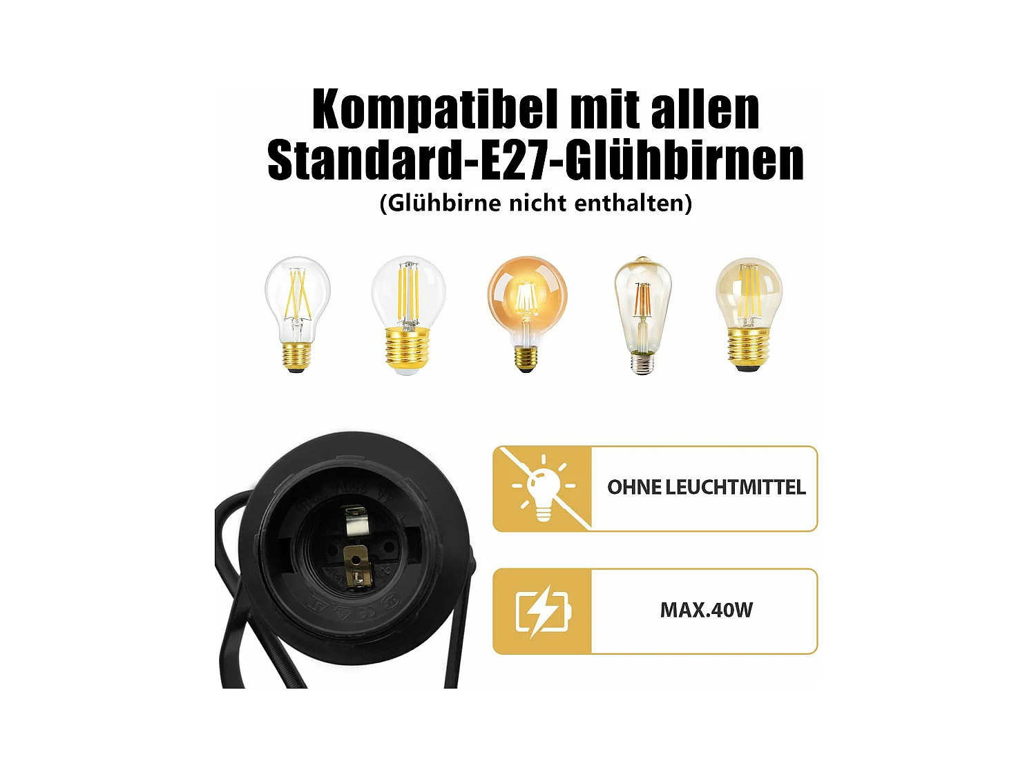 NETTLIFE Vintage Zwarte Plafondspot E27 350° Verstelbare Retro Entree Woonkamer Slaapkamer