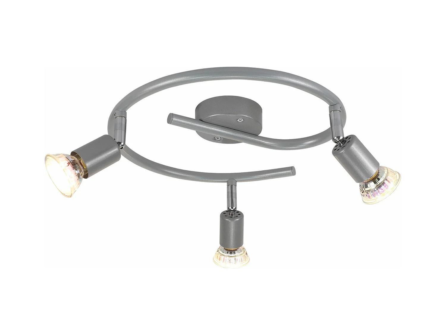 NETTLIFE Verstelbare LED Plafondspot GU10 Plafondspots 3 Lampen Industrieel Woonkamer