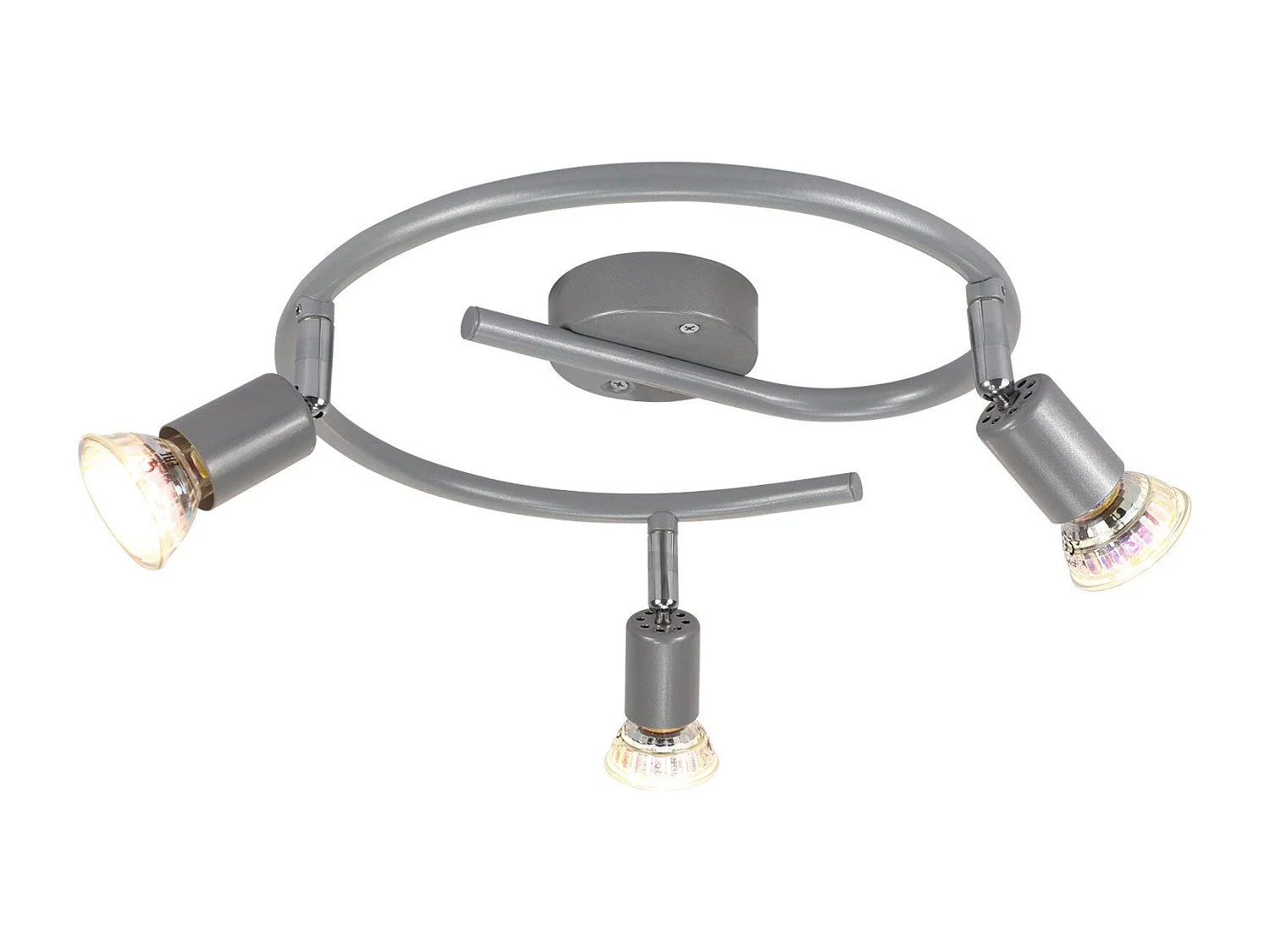 NETTLIFE Verstellbarer LED Deckenstrahler GU10 Deckenspots 3-flammig Industrial Wohnzimmer