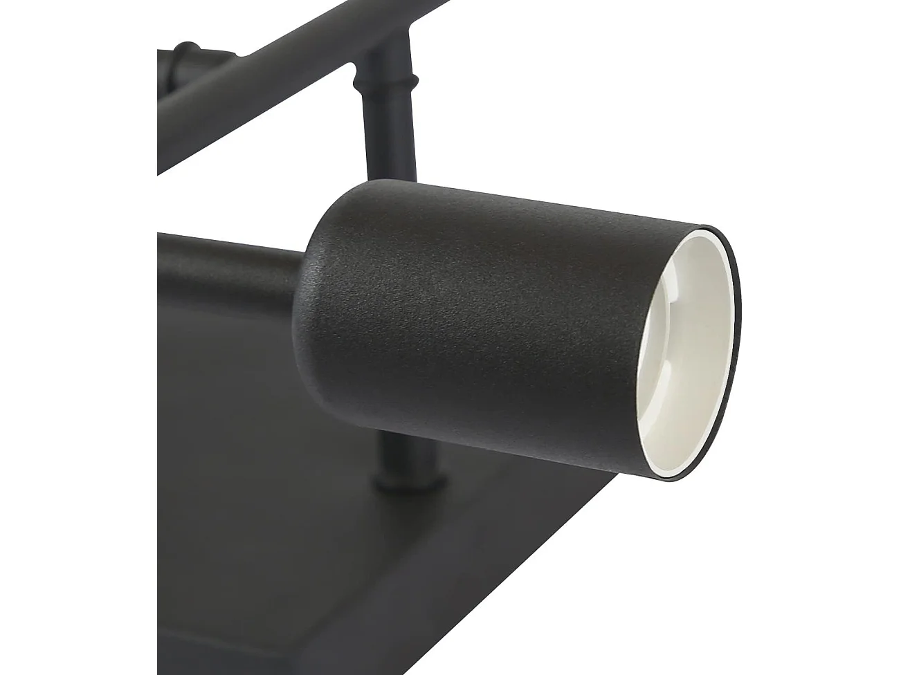 NETTLIFE Lampa sufitowa Salon Czarna 8 płomieni Lampa sufitowa Vintage E27 Rustykalna