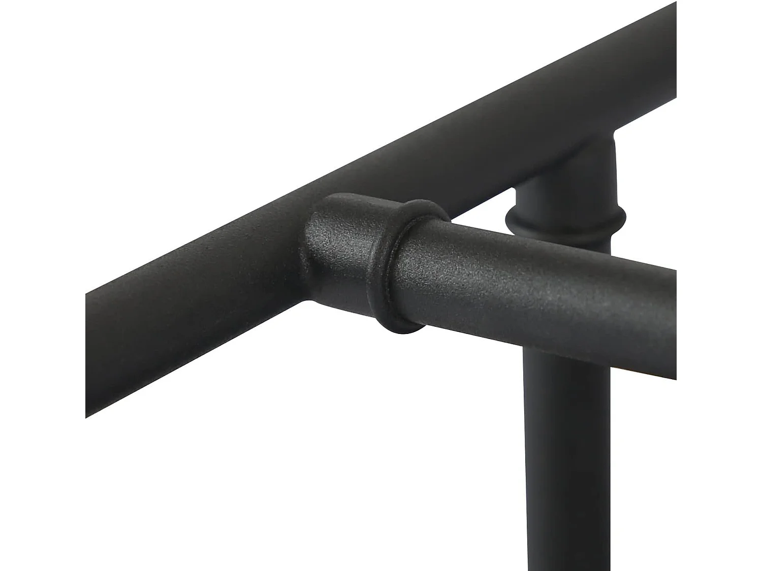 NETTLIFE Lampa sufitowa Salon Czarna 8 płomieni Lampa sufitowa Vintage E27 Rustykalna