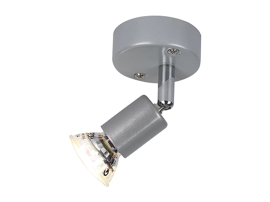 NETTLIFE Spot de plafond LED orientable GU10 1 ampoule spots de plafond salon industriel