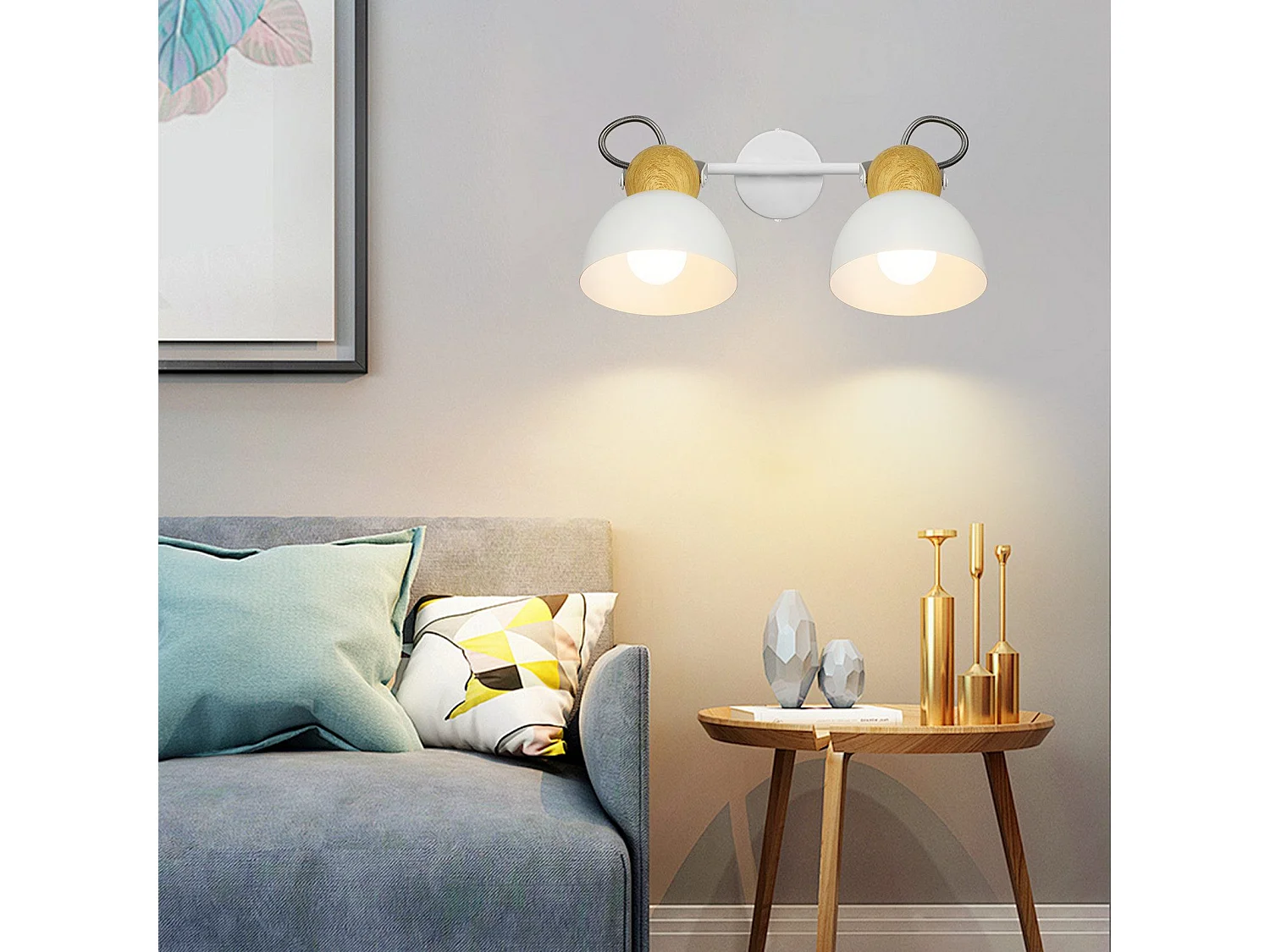 NETTLIFE Spot de plafond vintage  E27 orientable 350° lampe de couloir rétro métal industriel orientable