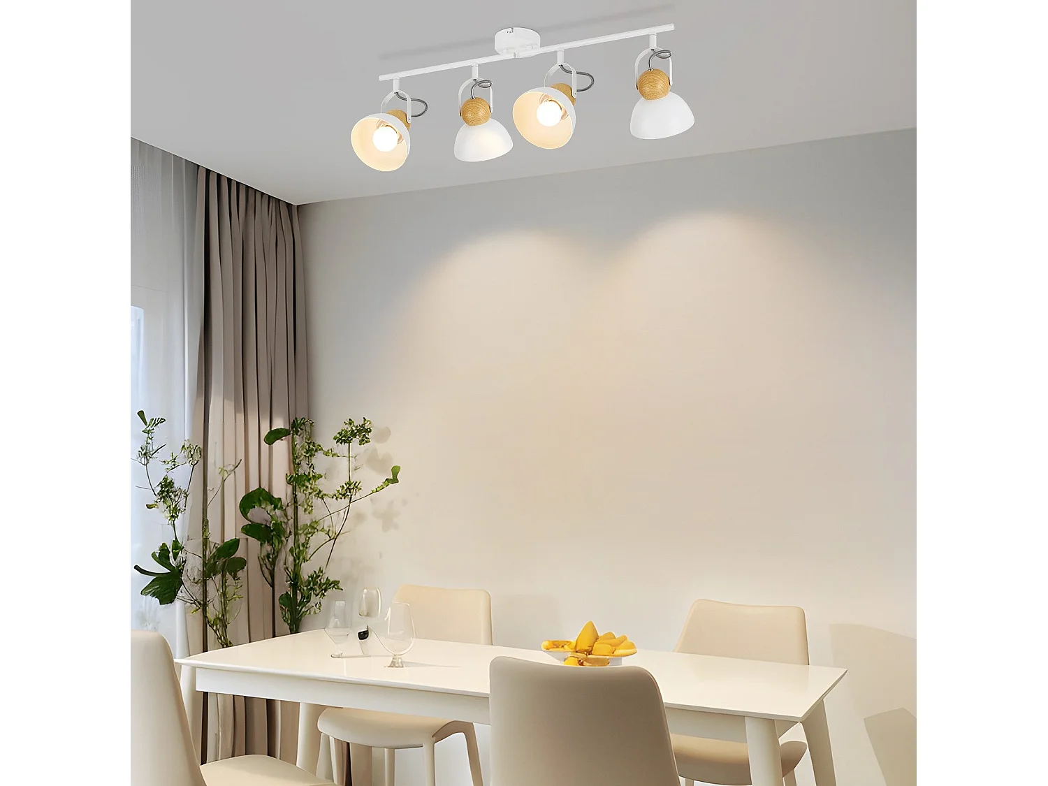 NETTLIFE Vintage Deckenstrahler  E27 350° verstellbar Flurlampe Retro Industrial Metall verstellbar