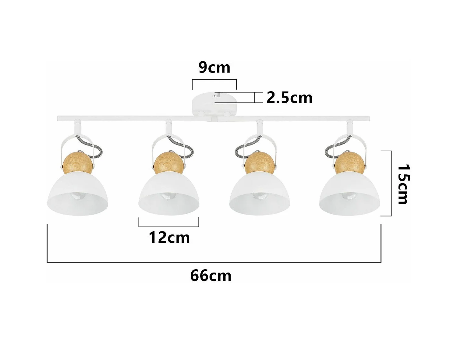 NETTLIFE Vintage plafondspot  E27 350° verstelbaar ganglamp retro industrieel metaal verstelbaar