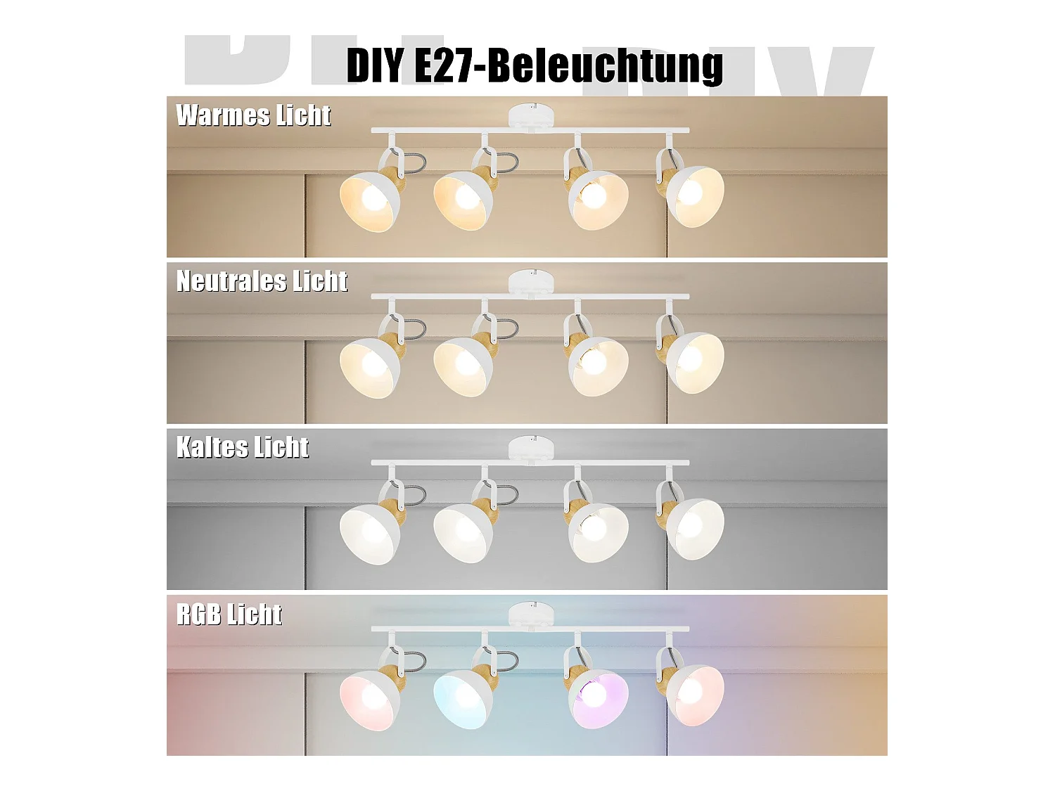 NETTLIFE Vintage plafondspot  E27 350° verstelbaar ganglamp retro industrieel metaal verstelbaar