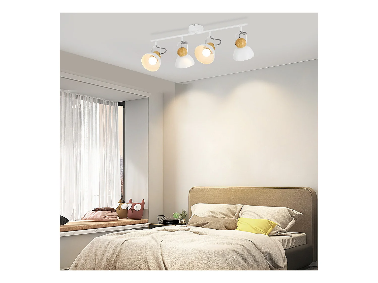 NETTLIFE Vintage plafondspot  E27 350° verstelbaar ganglamp retro industrieel metaal verstelbaar