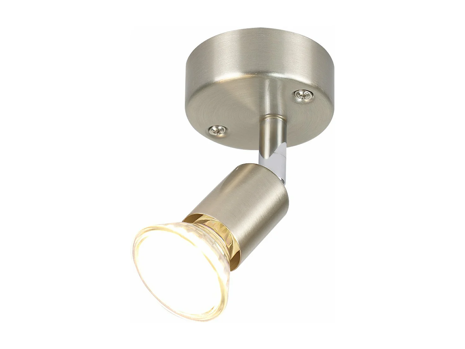 NETTLIFE Verstellbarer LED Deckenstrahler GU10 1 flammig verstellbar Industrial Wohnzimmer Deckenspots