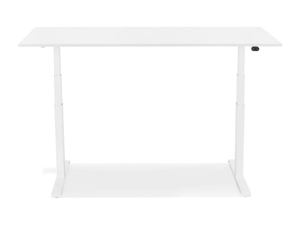 Sitz-Steh-Schreibtisch - TRONIK - wit - 140x70x127 cm