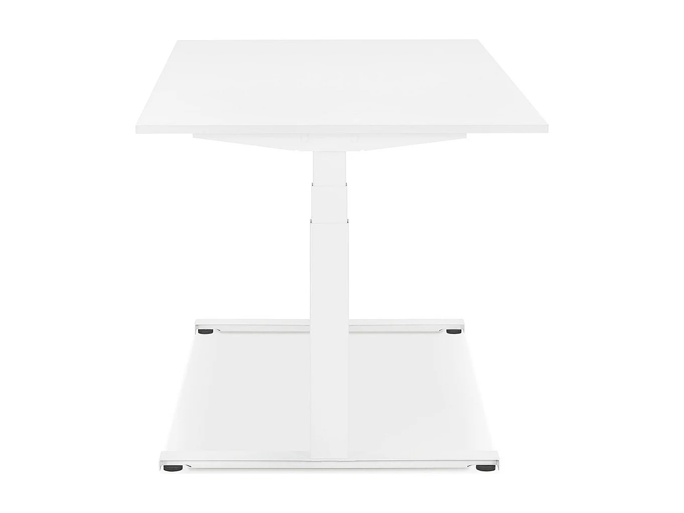 Sitz-Steh-Schreibtisch - TRONIK - wit - 140x70x127 cm