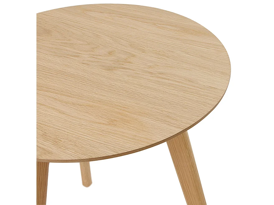 Runde Satztische - GABY - braun - 50x50x45 cm