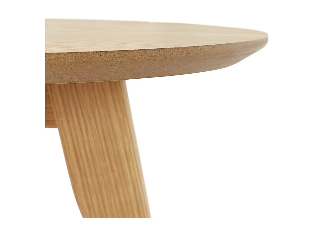 Runde Satztische - GABY - braun - 50x50x45 cm