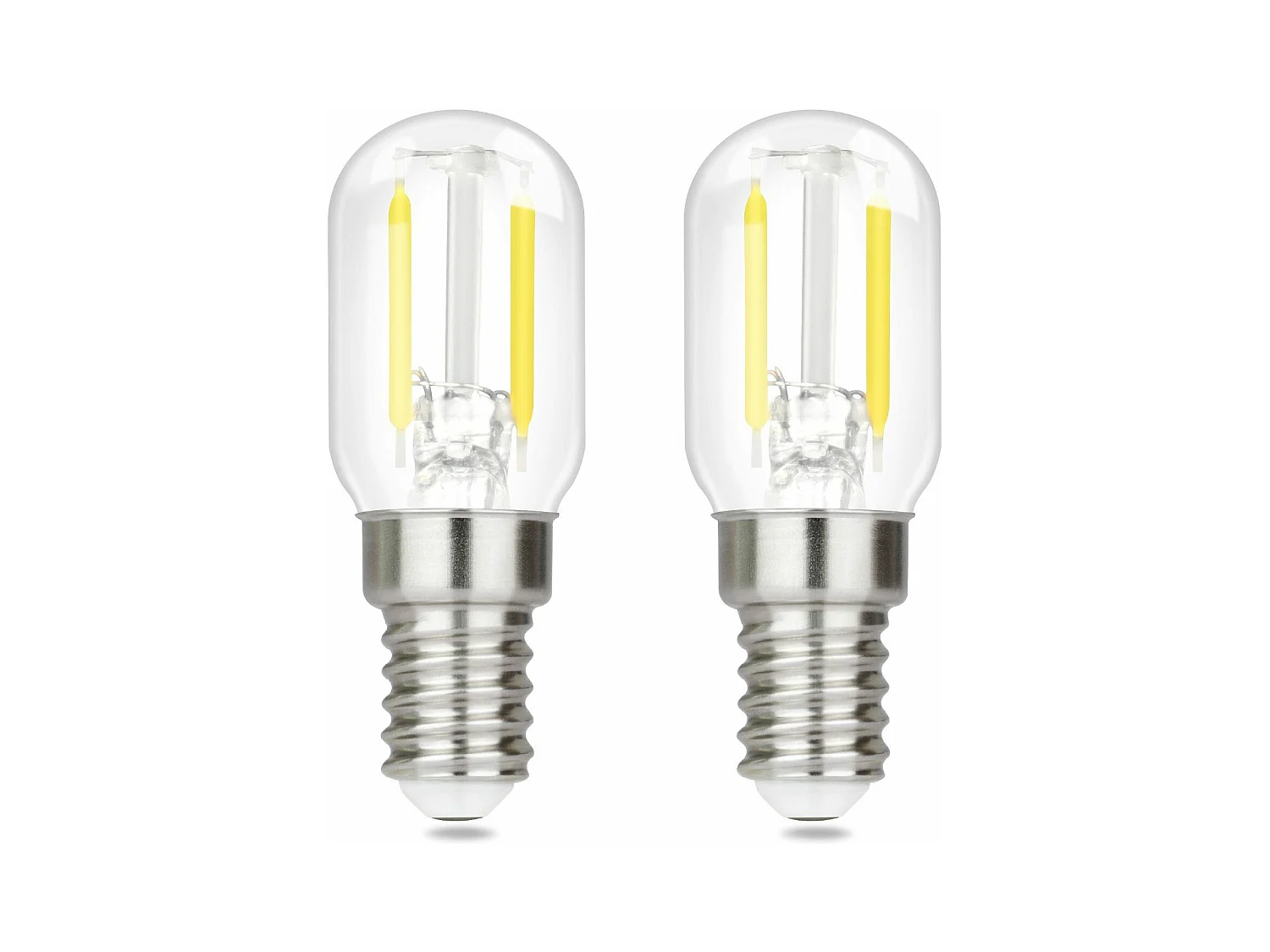 NETTLIFE Ampoules LED Ampoules LED E14 ampoules vintage T22 2W E14, 2 pièces, blanc froid, 6000K