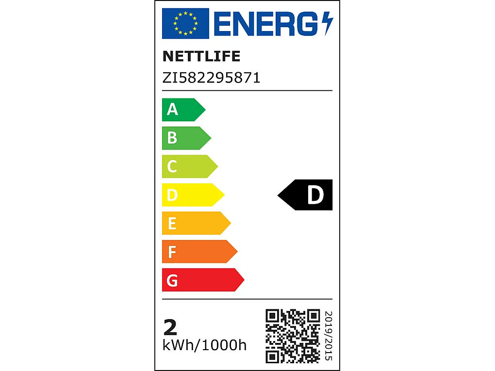 NETTLIFE Ampoules LED Ampoules LED E14 ampoules vintage T22 2W E14, 2 pièces, blanc froid, 6000K