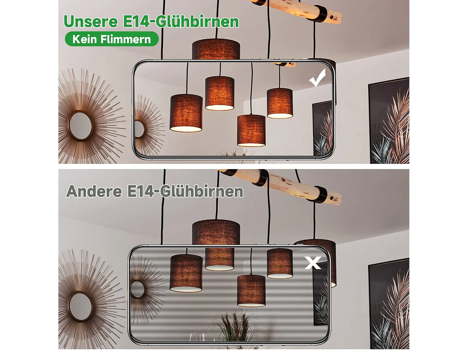 Żarówka LED NETTLIFE 5W, kąt świecenia 240°, nieściemnialna, energooszczędna żarówka E14, 6 szt.