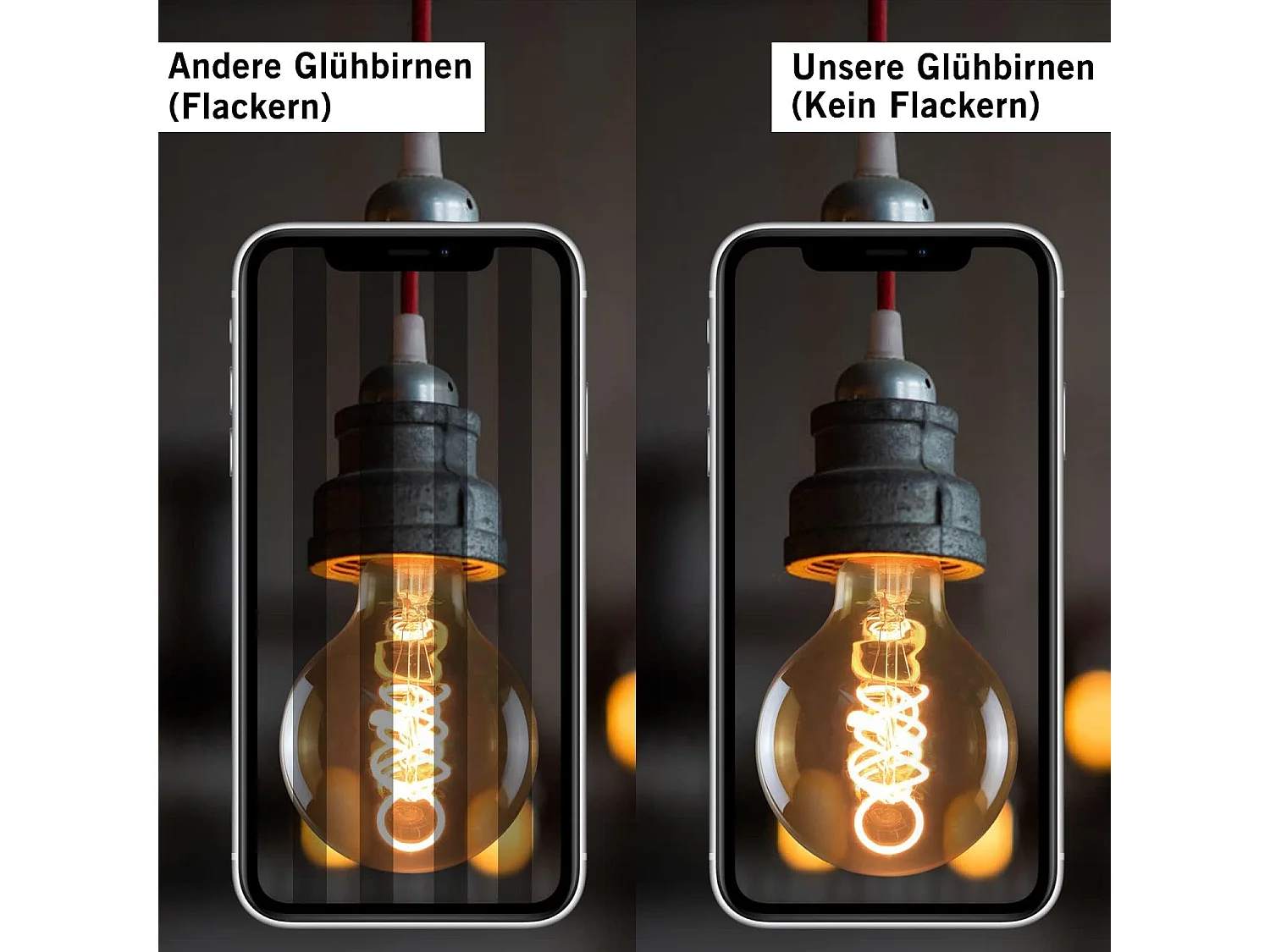 NETTLIFE LED Edison ampoule rétro boule ampoule 4W G80 lampes globe décoratives blanc chaud 2200K LED