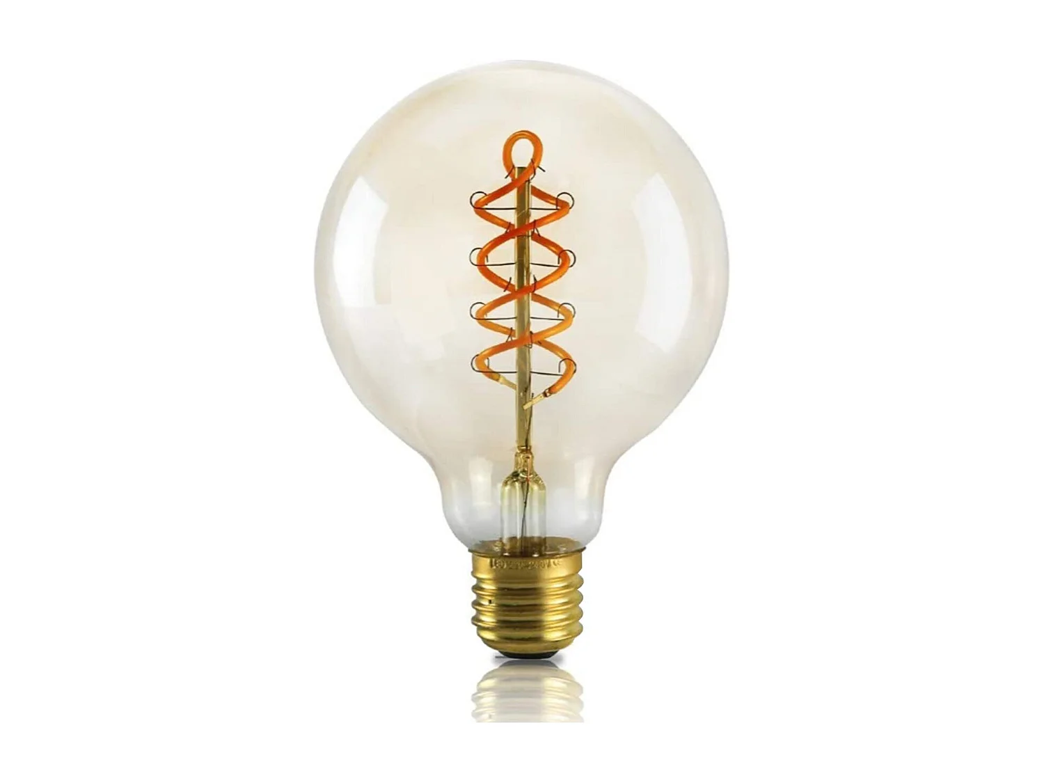 NETTLIFE LED Edison Lamp Retro Bollamp 4W G80 Decoratieve Bollampen Warm Wit 2200K LED
